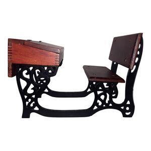 Vintage American Girl Samantha Wooden and Iron School Desk